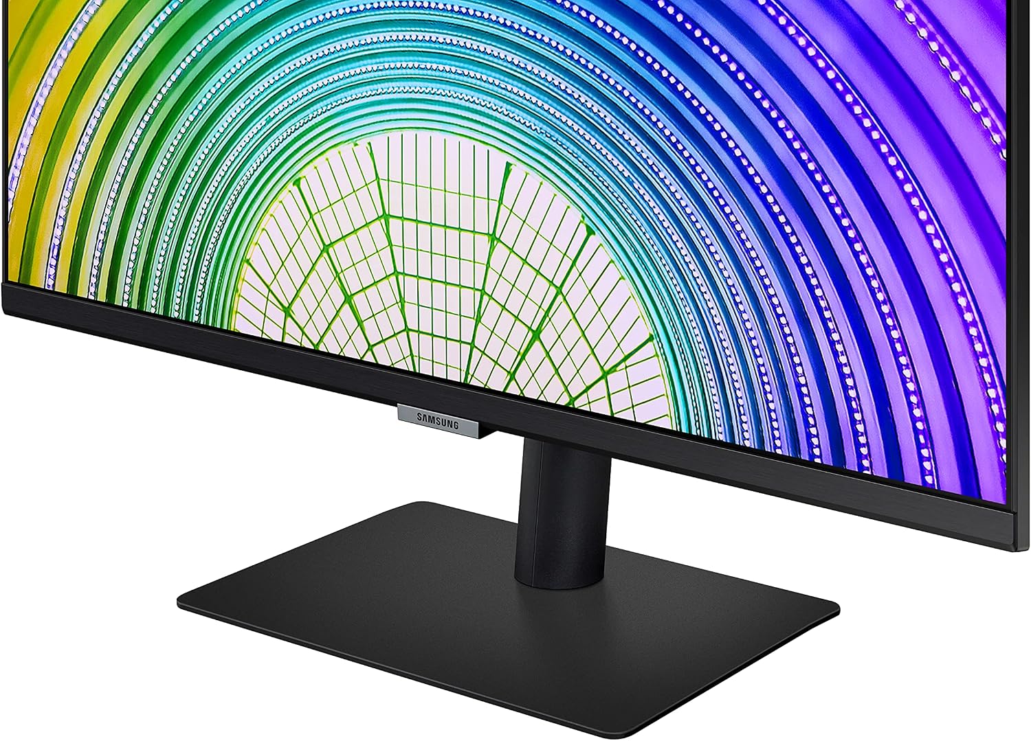 SAMSUNG 24 Inch QHD Computer Monitor, 75Hz, HDMI Monitor, Vertical, 1440p IPS Monitor, HDR10 (1 Billion Colors), TUV-Certified Intelligent Eye Care, S60A (LS24A600NWNXGO)