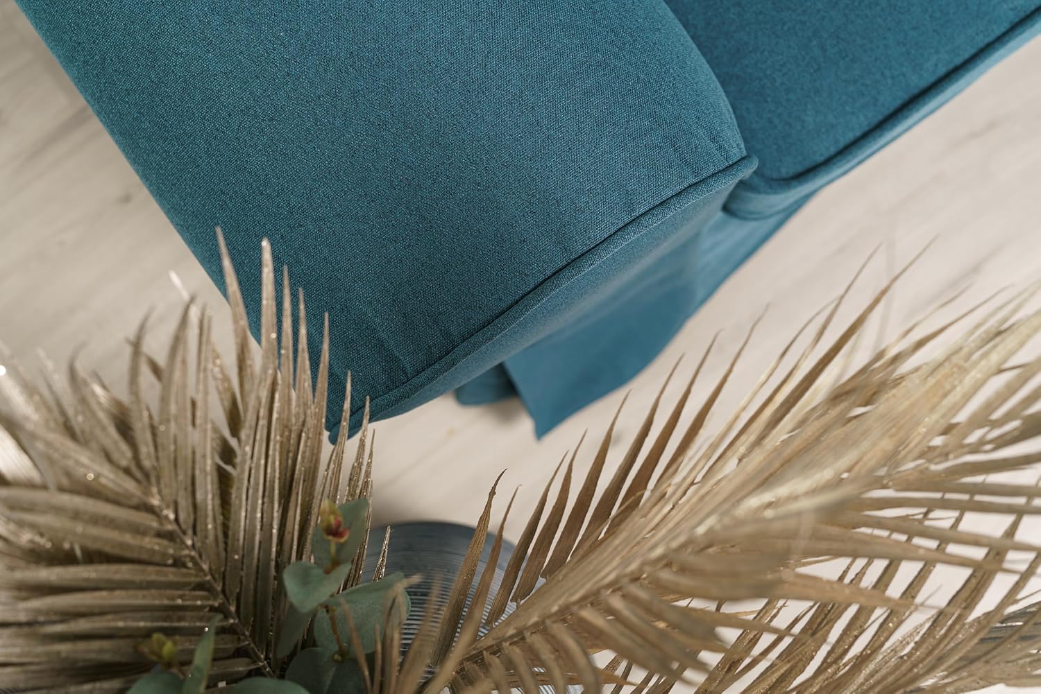 MASTERS OF COVERS Ektorp Loveseat (2 Seat) Sofa Cover Replacment Slipcover for IKEA Ektorp Two Seater Ektorp Slipcover (Dark Ocean)-NOT fit Uppland Series Sofa