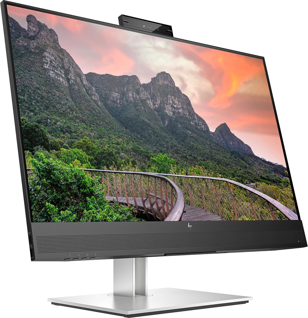 HP E27m G4 27' Class Webcam WQHD LCD Monitor - 16:9 - Black - 27' Viewable - in-Plane Switching (IPS) Technology - 2560 x 1440-300 Nit - 5 ms - Speakers - HDMI - DisplayPort - USB Hub