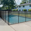DWVO 4FTx 48FT Pool Fence, DIY Swimming Pool Safety Fence for In-ground Pools, Durable & Easy to Install Pool Fencing for Outdoor Swimming Backyard Garden