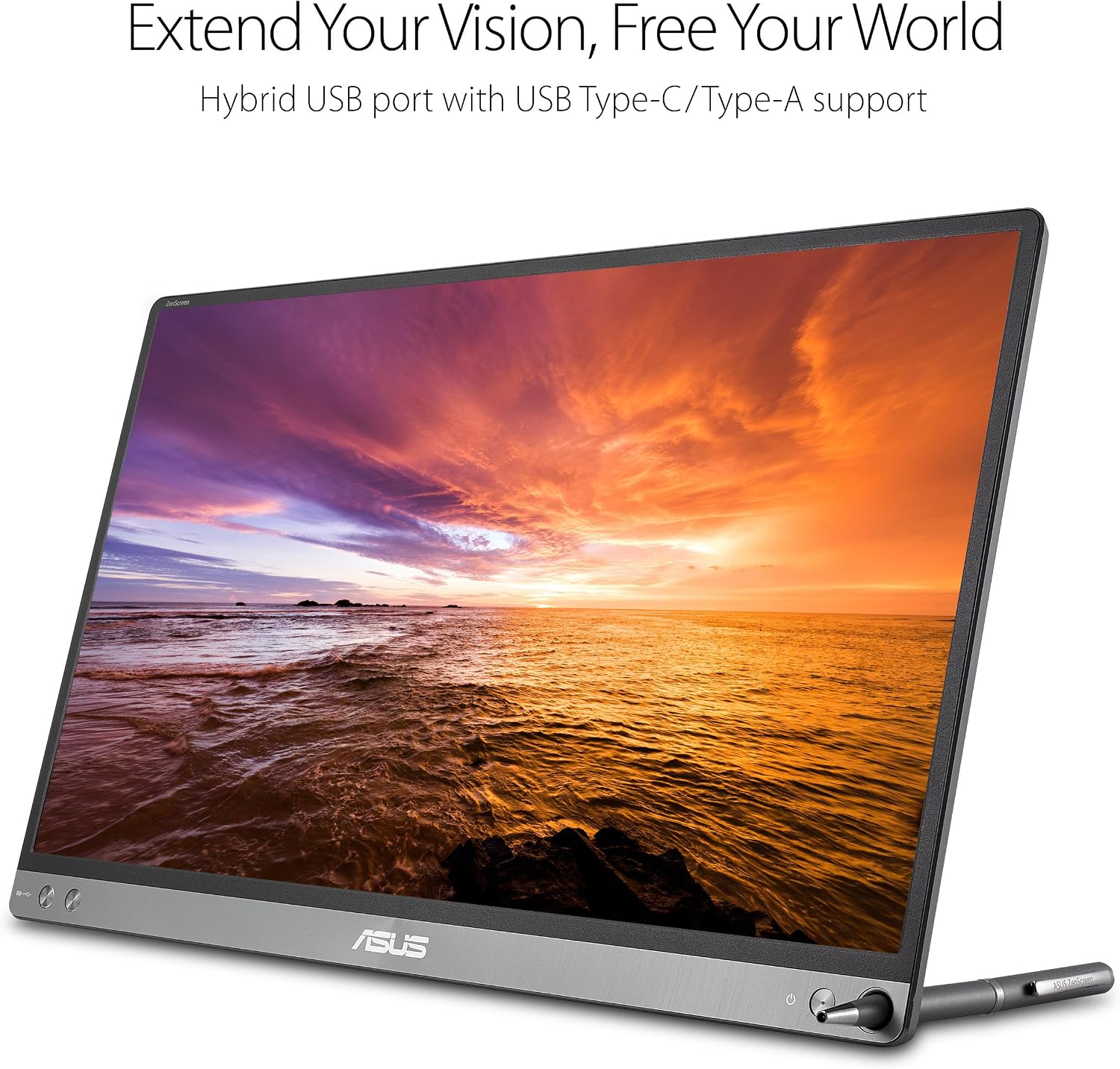 ASUS ZenScreen MB16AC 15.6-Inch Full HD IPS Monitor (Renewed)