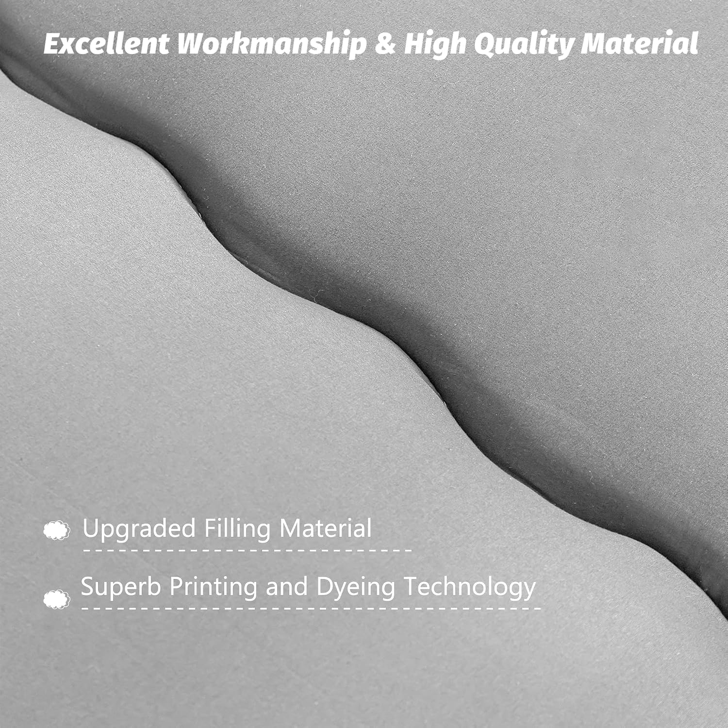 MAXYOYO Japanese Floor Mattress Futon Mattress, Thicken Tatami Mat Sleeping Pad Foldable Roll Up Mattress Boys Girls Dormitory Mattress Pad Kids Floor Couches and Sofas, Grey, King