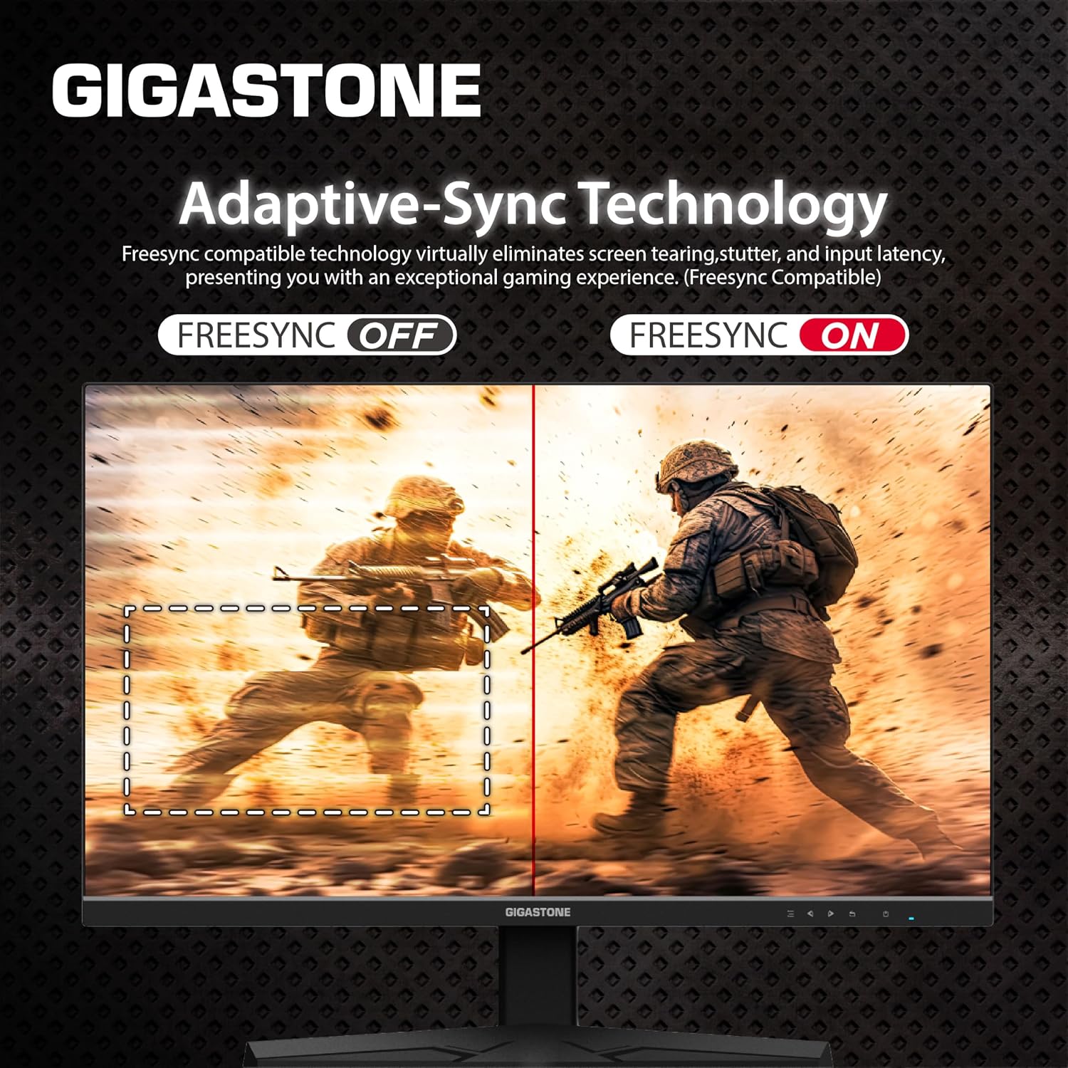 Gigastone 27 inch IPS Gaming Monitor 2-Pack 165Hz FHD 1920 x 1080, 178° Wide View Frameless PC Monitor, Built-in Speakers, FreeSync, Eye Care Technology, Ergonomic Tilt VESA Mount,DP,HDMI