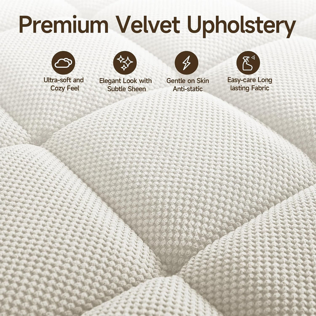 oaaktu Single Modern Comfy Upholstered Chaise Lounge Sofa Chair with Rotating Side Table,Storage,Pillow,USB Charging Ports and Adjustable Backrest Perfect for Living Room, Small Spaces (Beige)