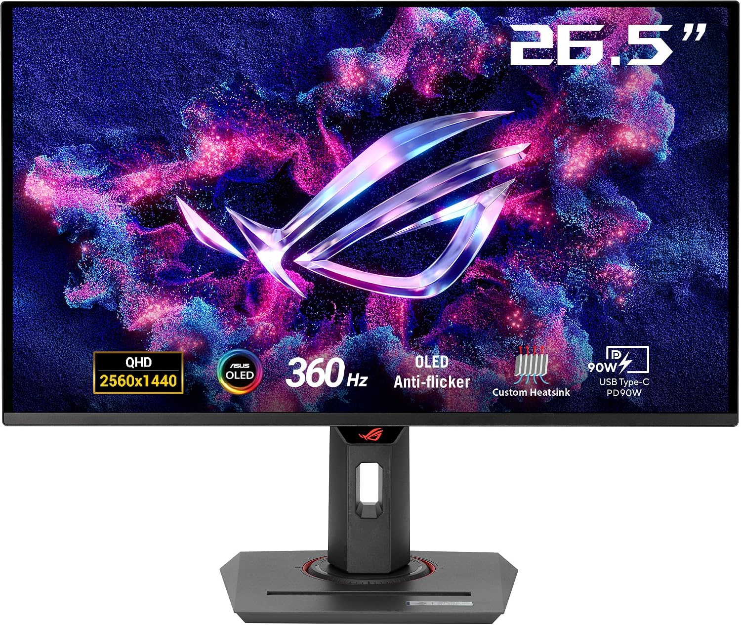 ASUS ROG Strix OLED XG27ACDNG 26,5' QD-OLED QHD 360Hz FreeSync Premium Pro USB-C