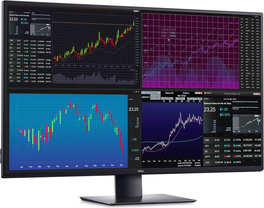 Dell U4320Q UltraSharp 43 Inch 4K UHD Computer Monitor - IPS Gaming Display, HDMI, USB-C, PC Monitor for High-Performance Gaming and Workstations (Renewed)