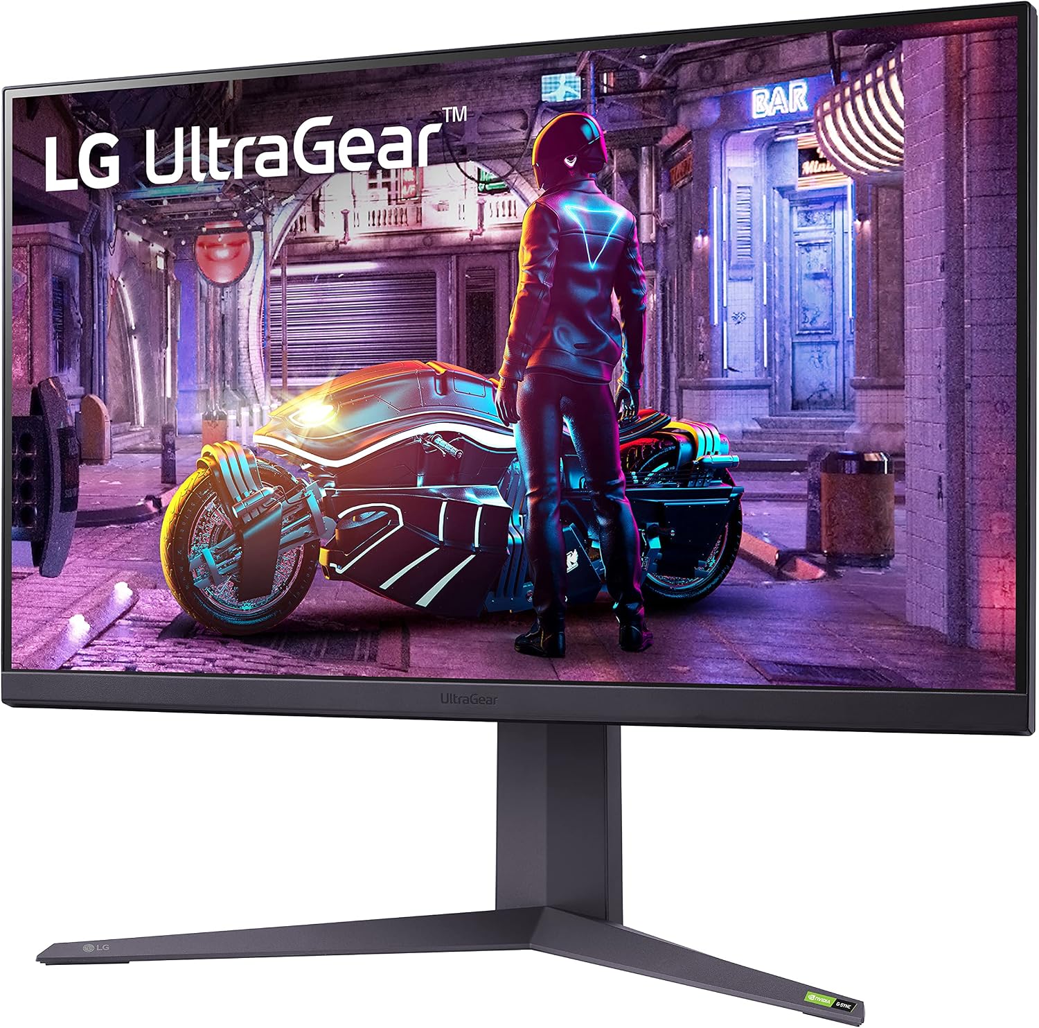 LG Ultragear FHD 32-Inch Gaming Monitor 32GN50R, VA 5ms (GtG) with HDR 10 Compatibility, NVIDIA G-SYNC, and AMD FreeSync Premium, 165Hz, Black