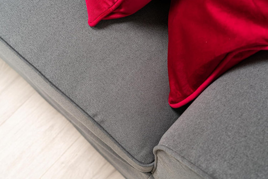 MASTERS OF COVERS Ektorp 3 Seat Sofa Cover Slipcover Replacement Made for The IKEA Ektorp 3 Seat Sofa Cover(Titanium Grey)-Does NOT fit Ektorp 3.5-seat Sofa