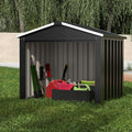SUXXAN Metal Outdoor Small Storage Shed 3FT x 3FT, Steel Utility Tool Shed Storage House, Metal Sheds Outdoor Storage for Backyard Garden Patio Lawn,Black