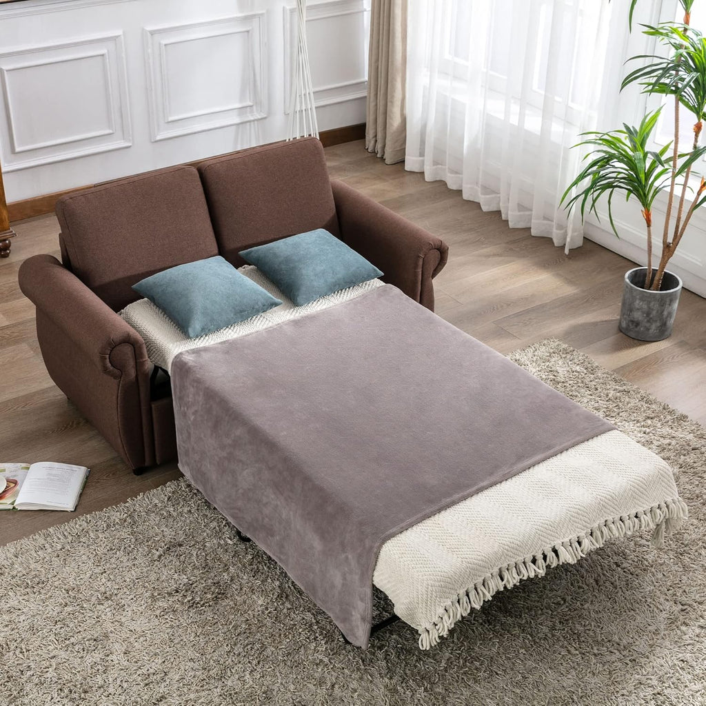 Sleeper Couch Small Sofa for Living Room or Bedroom Including Pull Out Bed