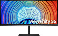 SAMSUNG 34 inch S65UA Ultra WQHD (3440x1440) Curved Monitor, 100Hz, HDR10, HDMI, DP, LAN, 90W USB-C Charging, Tilt/Swivel/Pivot Stand (LS34A650UXNXGO)