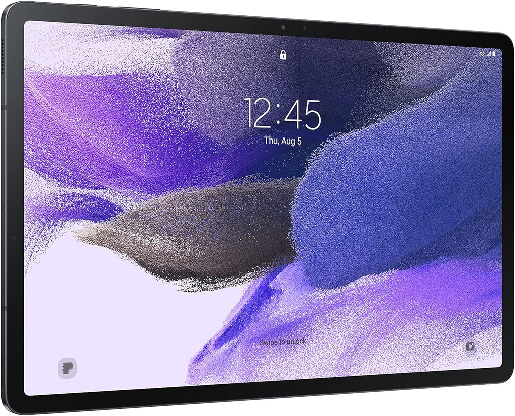 Samsung Galaxy Tab S7 FE 2021 Android Tablet 12.4' Screen WiFi 64GB S Pen Included Long-Lasting Battery Powerful Performance, Mystic Black (Renewed)
