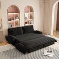 73.2' Oversized Convertible Loveseat Sleeper Sofa Bed for Living Room Queen Size Pull Out Sofabed, 3 in 1 Cloud Upholstered Pullout Lounge Sofa Couch with Pillow-top Armrest