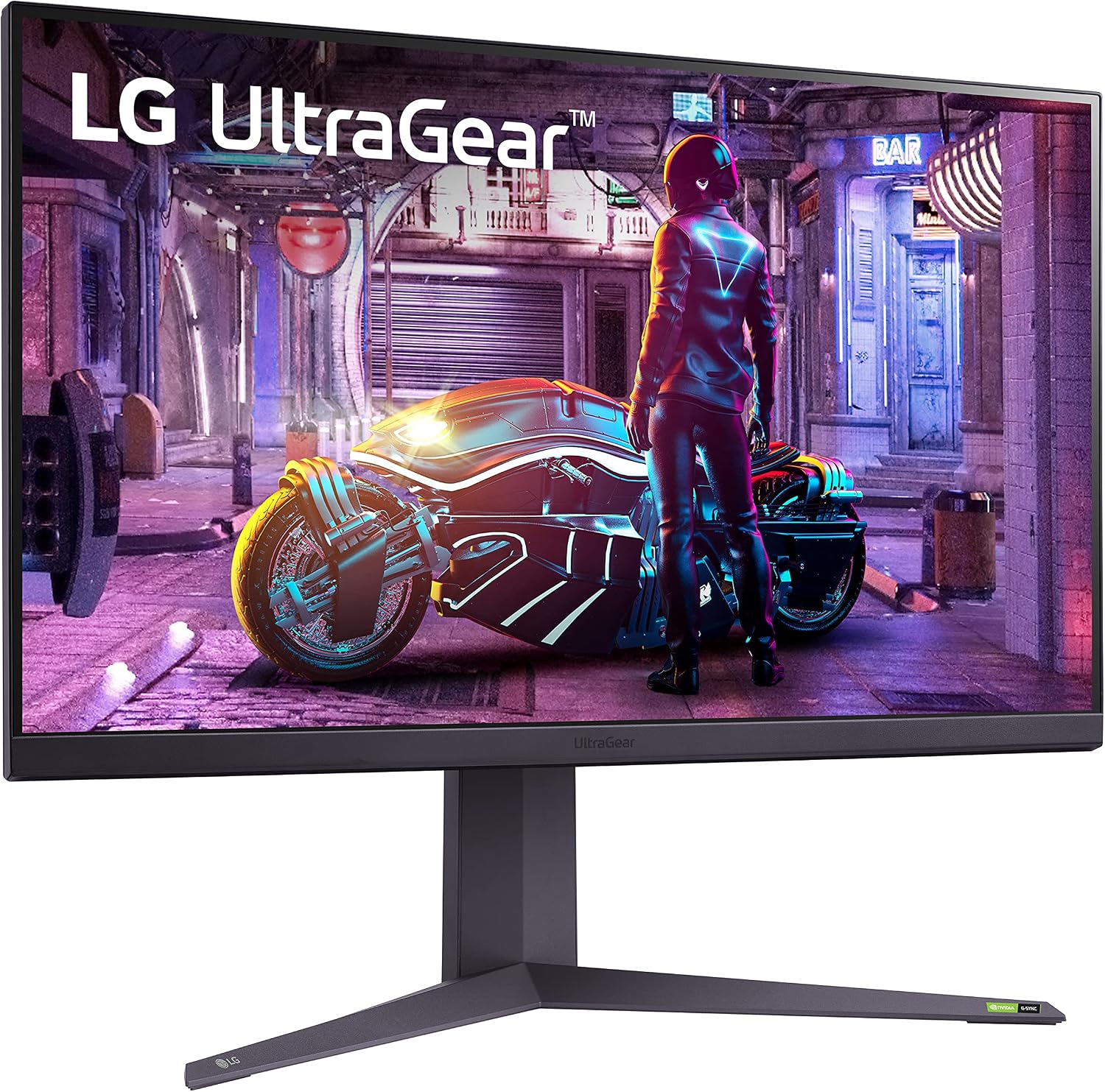 LG Ultragear FHD 32-Inch Gaming Monitor 32GN50R, VA 5ms (GtG) with HDR 10 Compatibility, NVIDIA G-SYNC, and AMD FreeSync Premium, 165Hz, Black