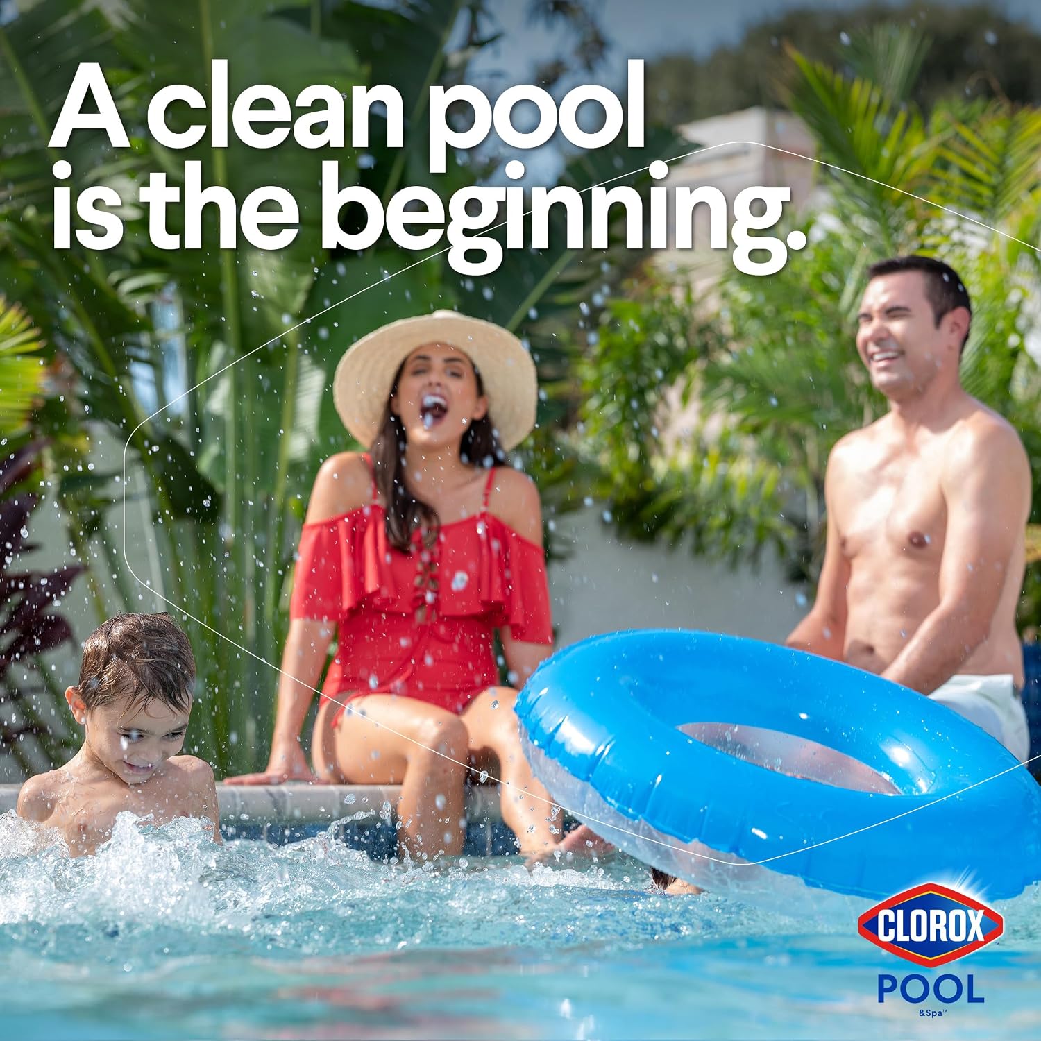 Clorox Pool&Spa XTRABLUE 3' Chlorinating Tablets, Individually Wrapped, Kills Bacteria & Stops Algae (35 LB)