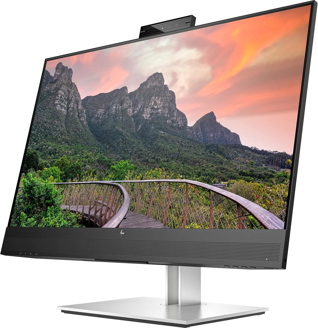 HP E27m G4 27' Class Webcam WQHD LCD Monitor - 16:9 - Black - 27' Viewable - in-Plane Switching (IPS) Technology - 2560 x 1440-300 Nit - 5 ms - Speakers - HDMI - DisplayPort - USB Hub