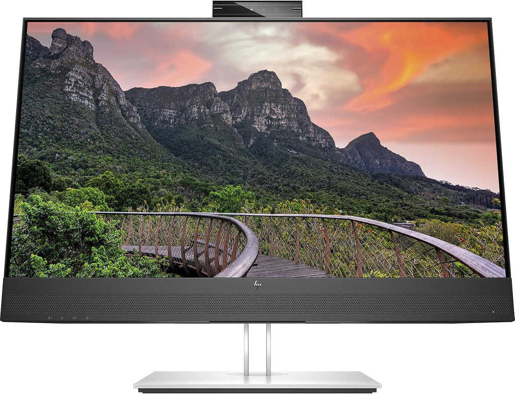 HP E27m G4 27' Class Webcam WQHD LCD Monitor - 16:9 - Black - 27' Viewable - in-Plane Switching (IPS) Technology - 2560 x 1440-300 Nit - 5 ms - Speakers - HDMI - DisplayPort - USB Hub